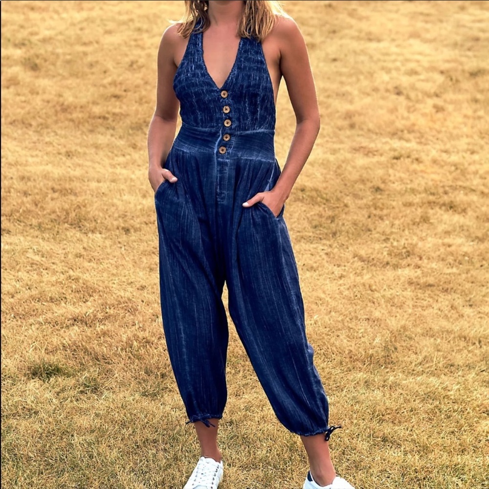 Free People Travel Light Jumpsuit